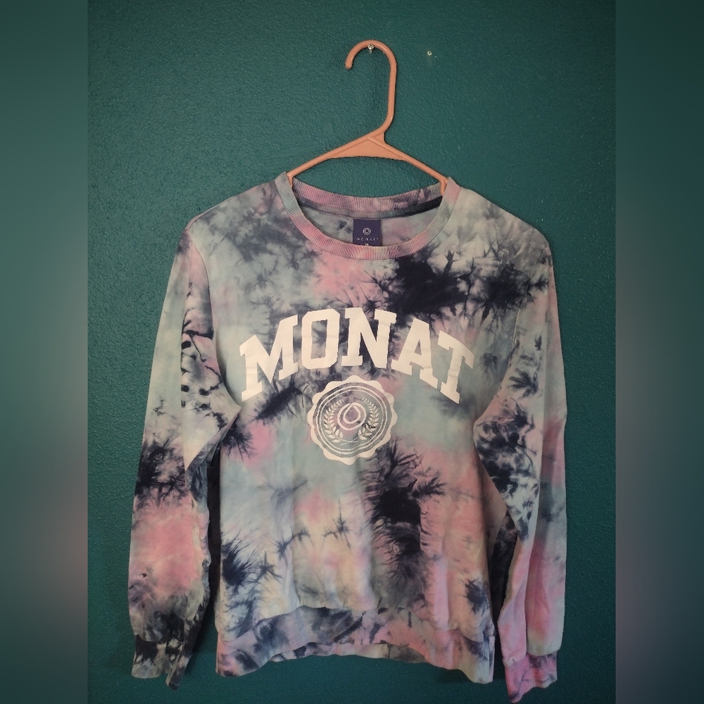 MONAT Tie-Dye Pullover Crewneck Sweatshirt
